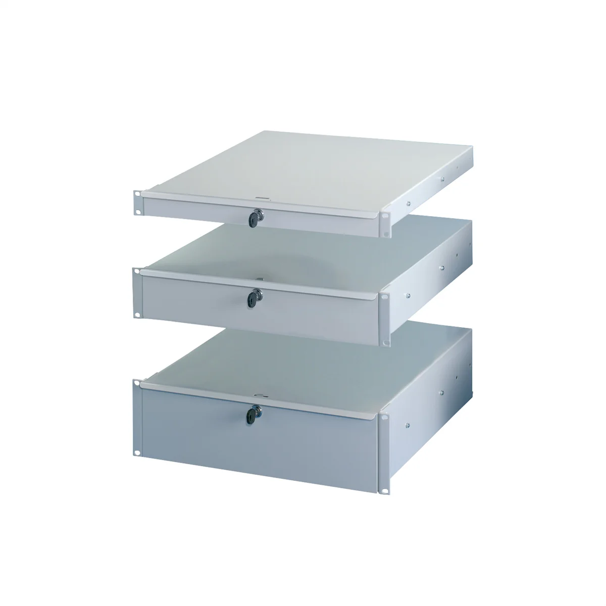 SCHROFF 19"-Schubfach - SCHUBFACH 19" 3HE ELOX.