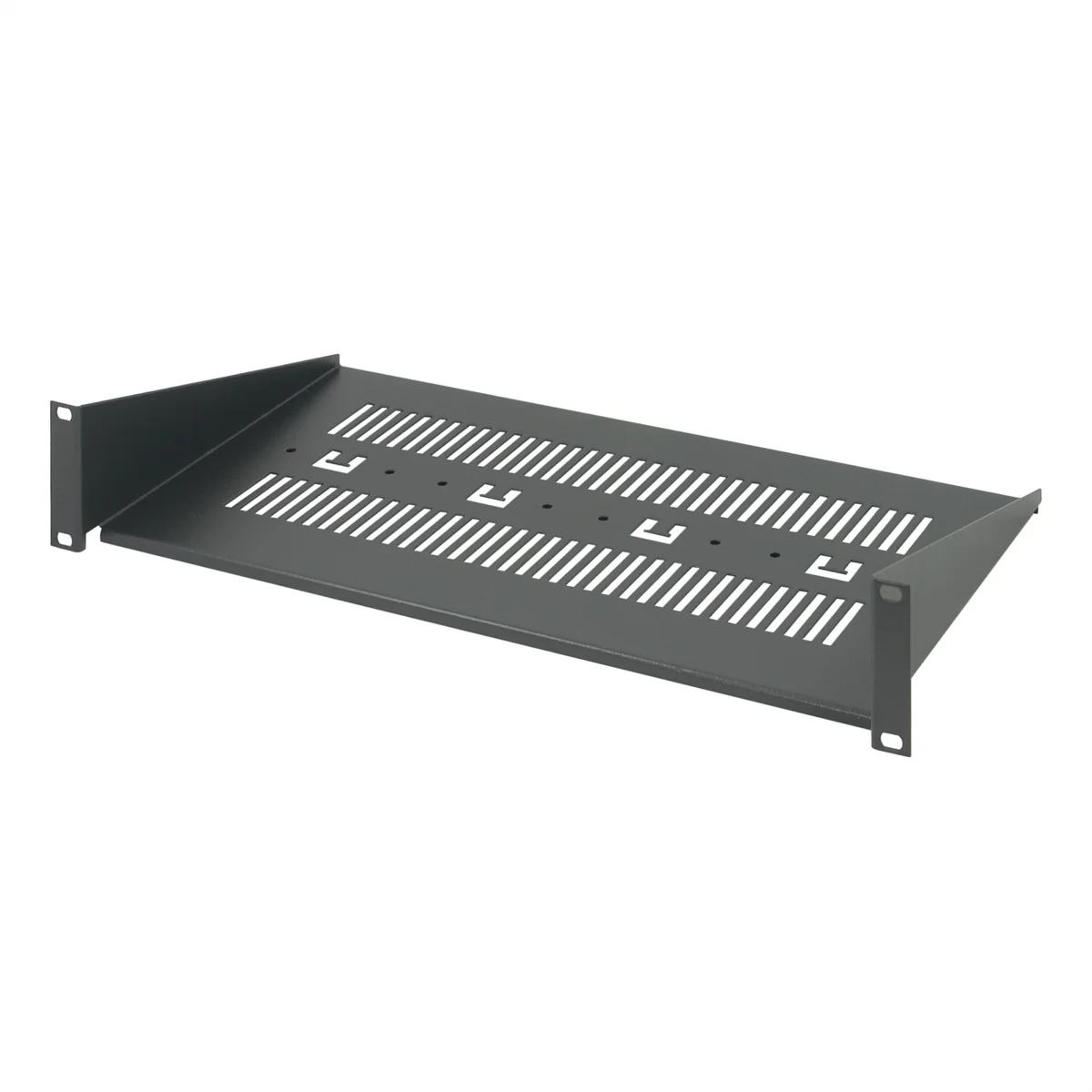 SCHROFF 19"-Geräteträger, 2 HE - 19" GERAETETRAEGER 2HE RAL7021