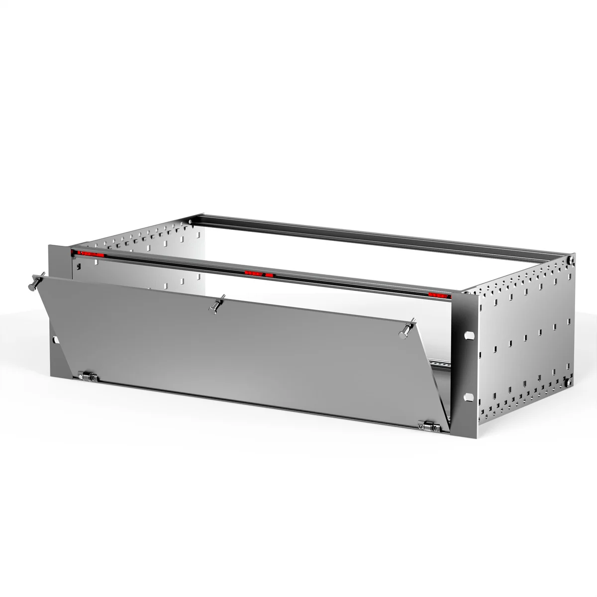 SCHROFF Frontplatte, klappbar - FRONTPLATTE KLAPPB.6HE 63TE