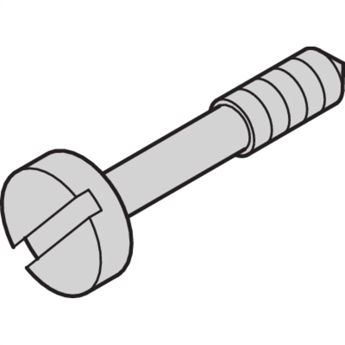 Schroff Halsschraube M2,5X11 100STK