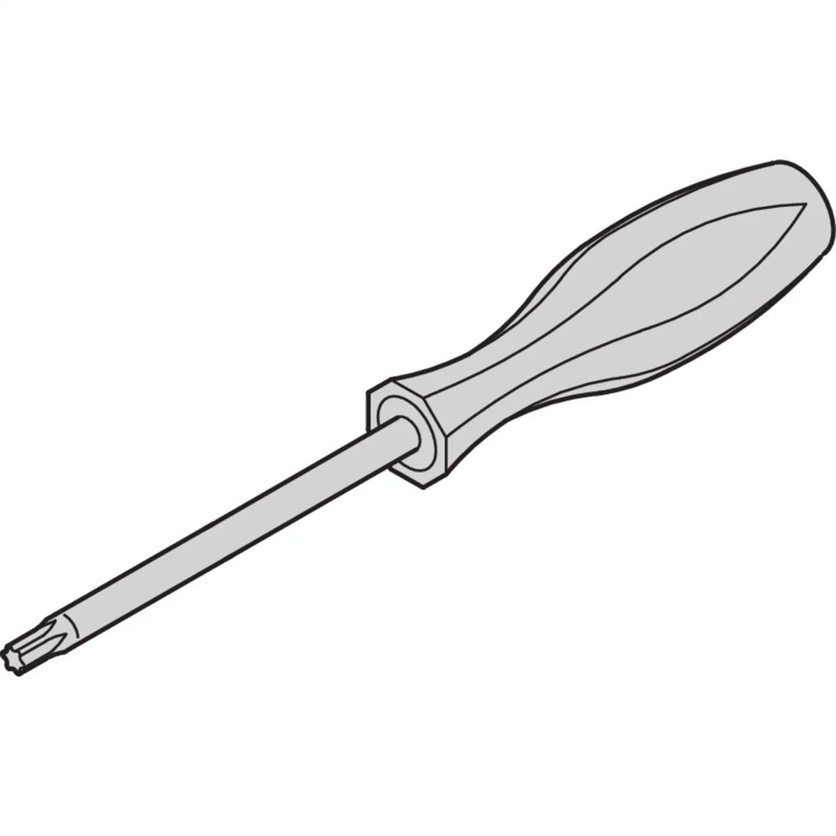 Schroff Torx-SCHRAUBENDREHER(T10X80)