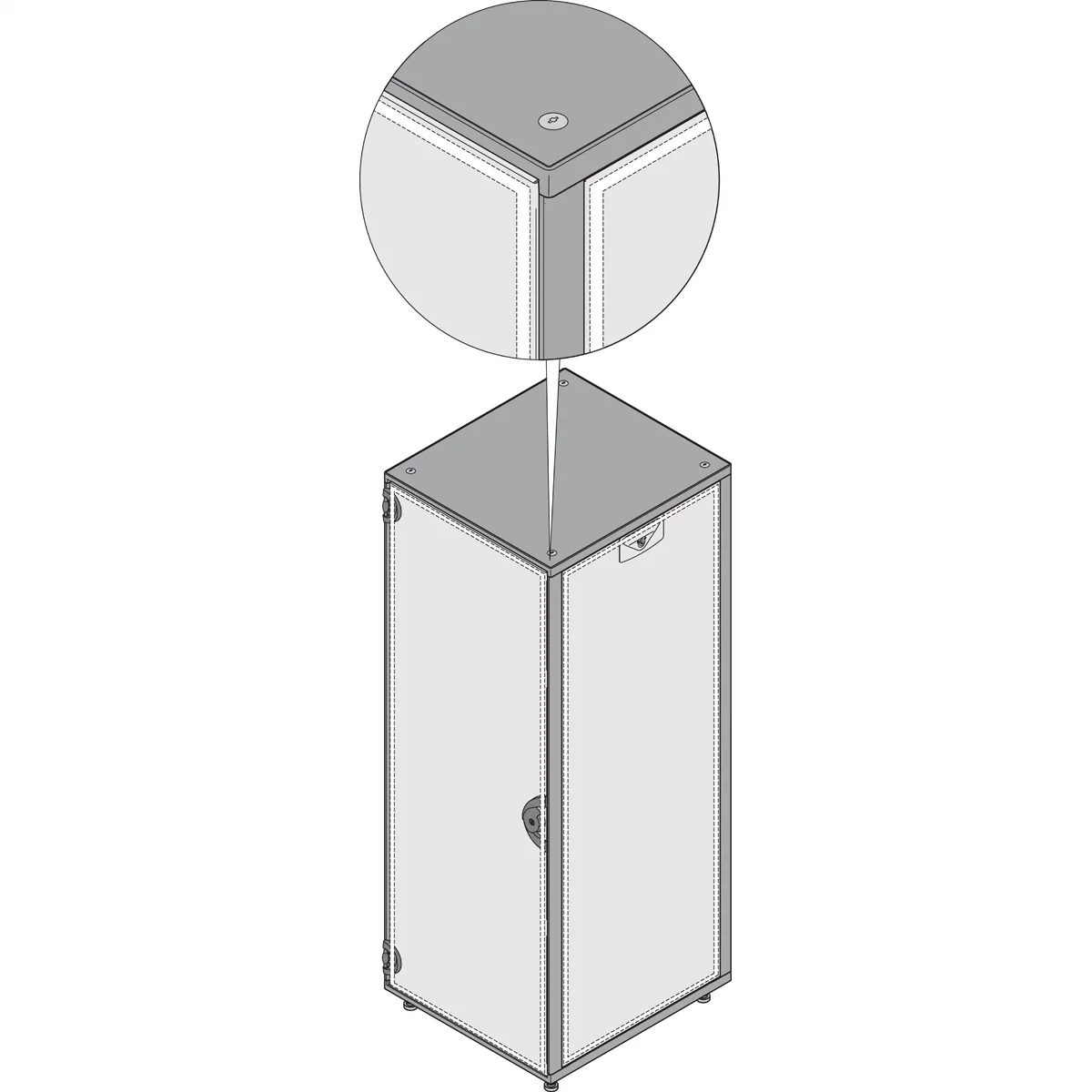 SCHROFF DICHTUNG SET IP40 20HE 1000T