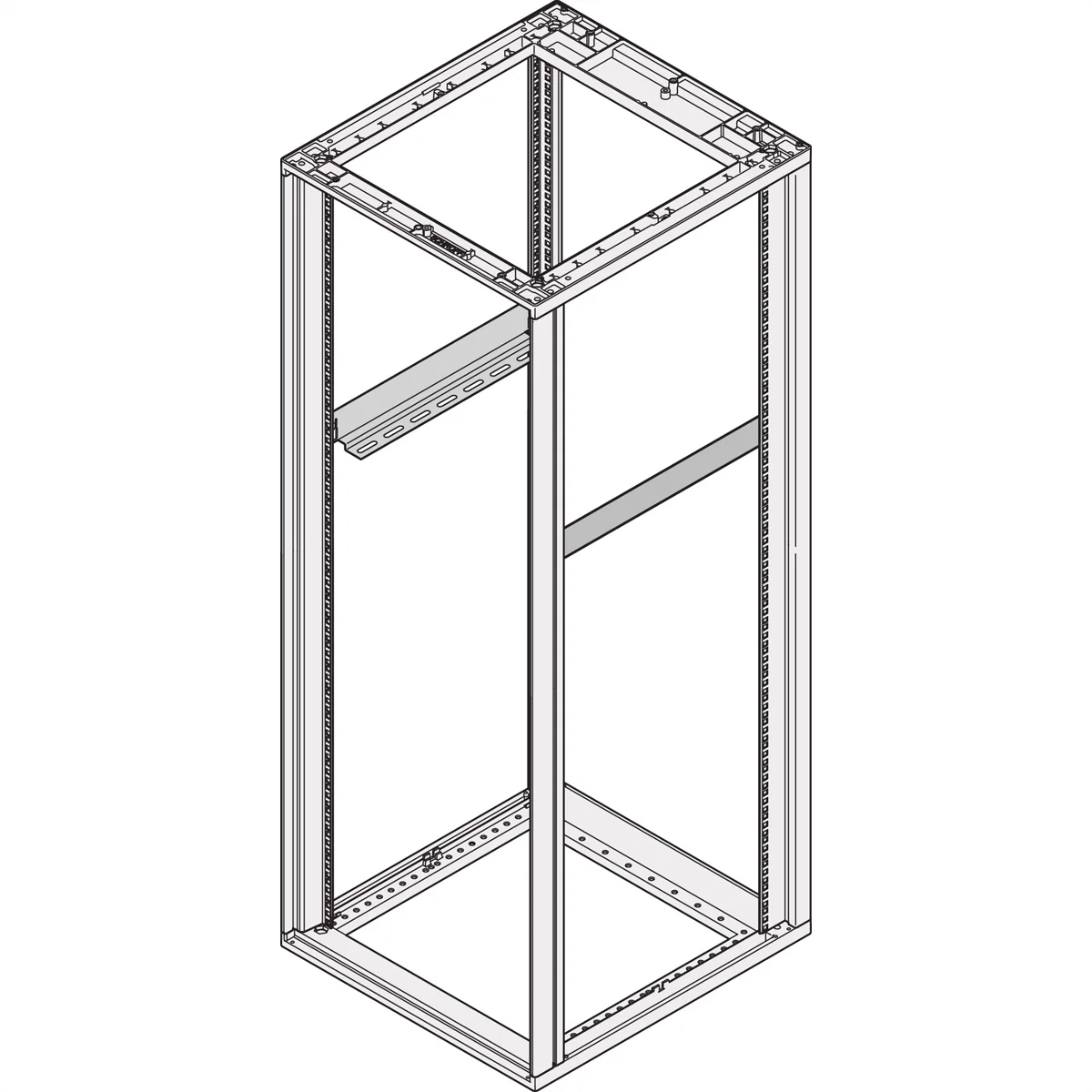 Schroff Gleitschienen 900T 25KG 2ST