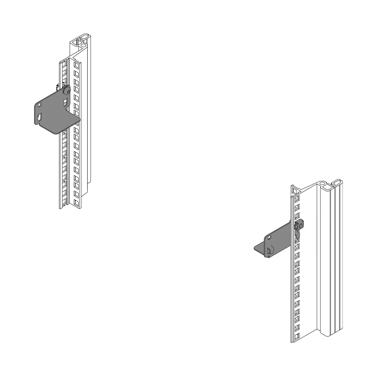 Schroff Gleitschienen Kurz 15KG (10X)