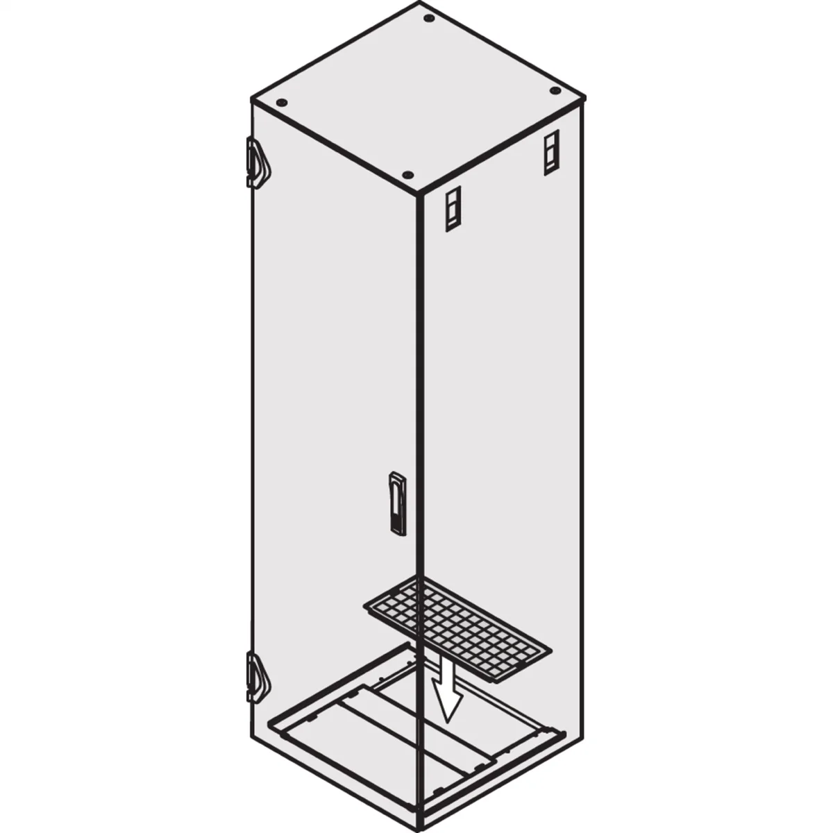 Schroff Filter Kit Base Plate