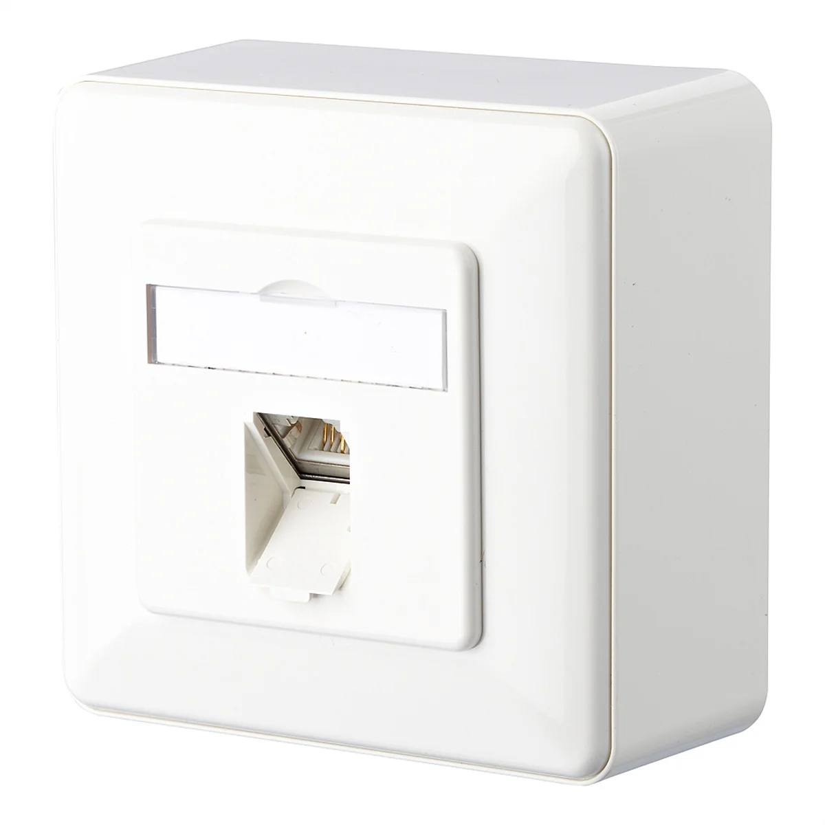 METZ CONNECT E-DAT C6A 1 Port AP, reinweiß