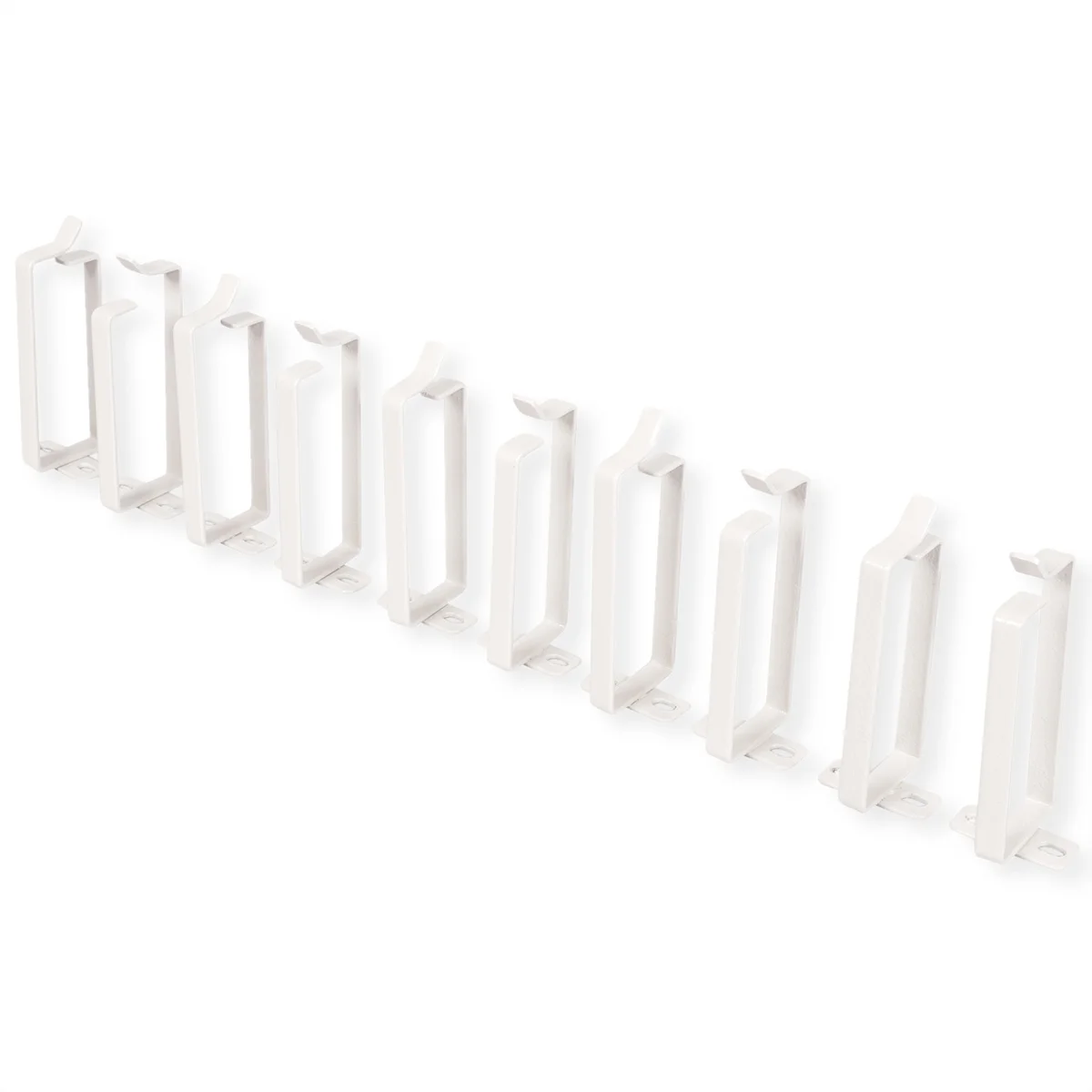 ROLINE Kabelführungsbügel, 44x100mm grau 10 Stück