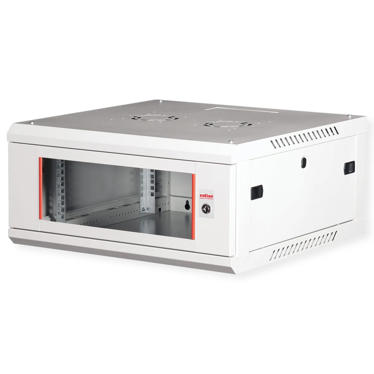 ROLINE 19-Zoll Wandgehäuse Basic Plus 4HE, 600x600 BxT grau