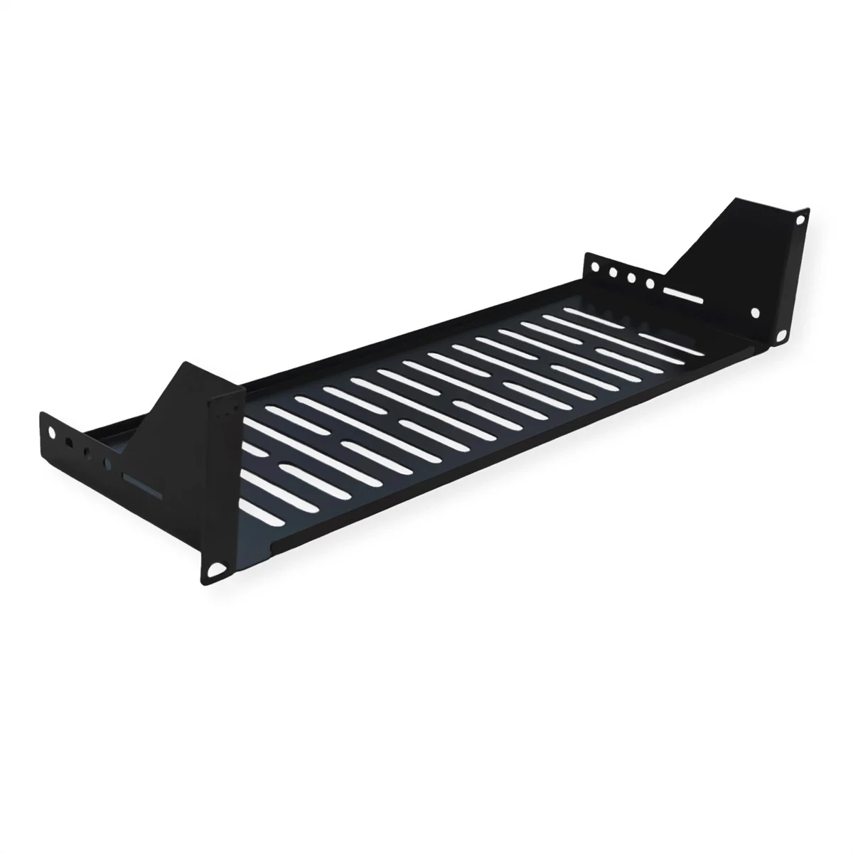 VALUE 19-Zoll-Geräteträger 2 HE, T: 150mm, max. 15 kg, U-Form, schwarz