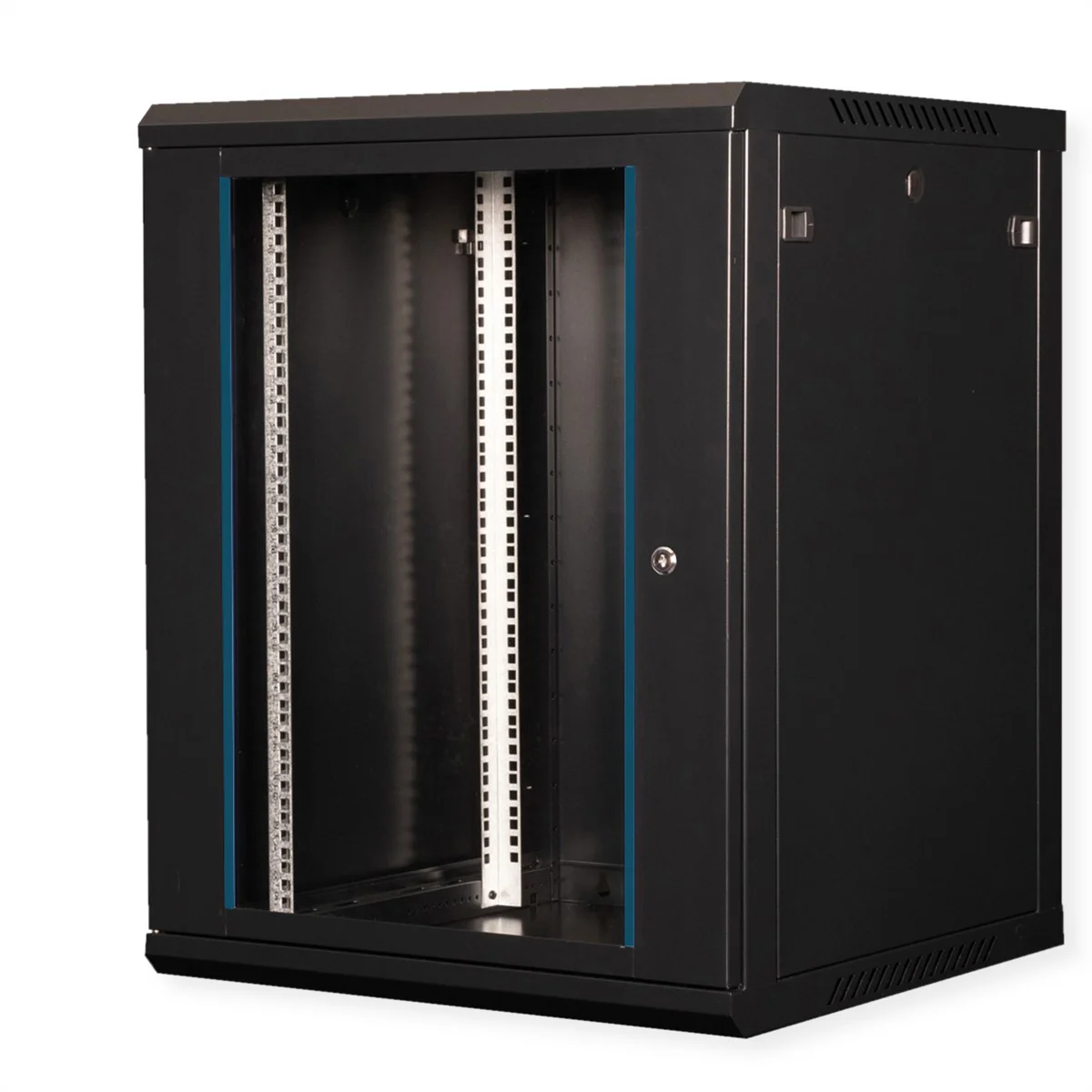 VALUE 19-Zoll Wandgehäuse 15HE, 600x600mm schwarz, Bausatz