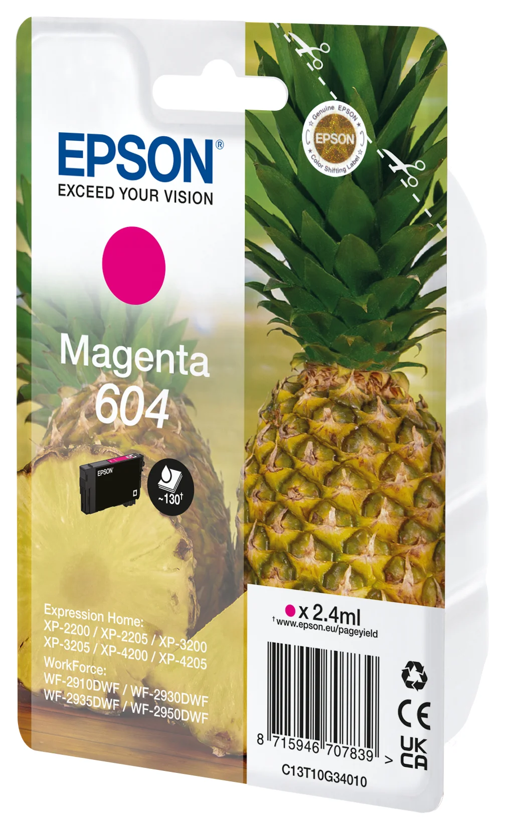 Epson 604 Druckerpatrone 1 Stück(e) Original Standardertrag Magenta