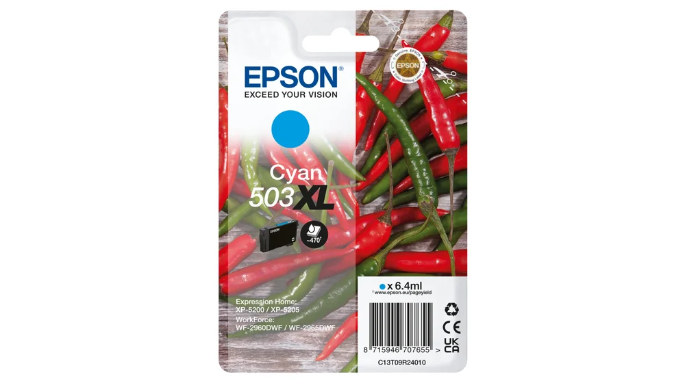 Epson 503XL Druckerpatrone 1 Stück(e) Kompatibel Hohe (XL-) Ausbeute Cyan