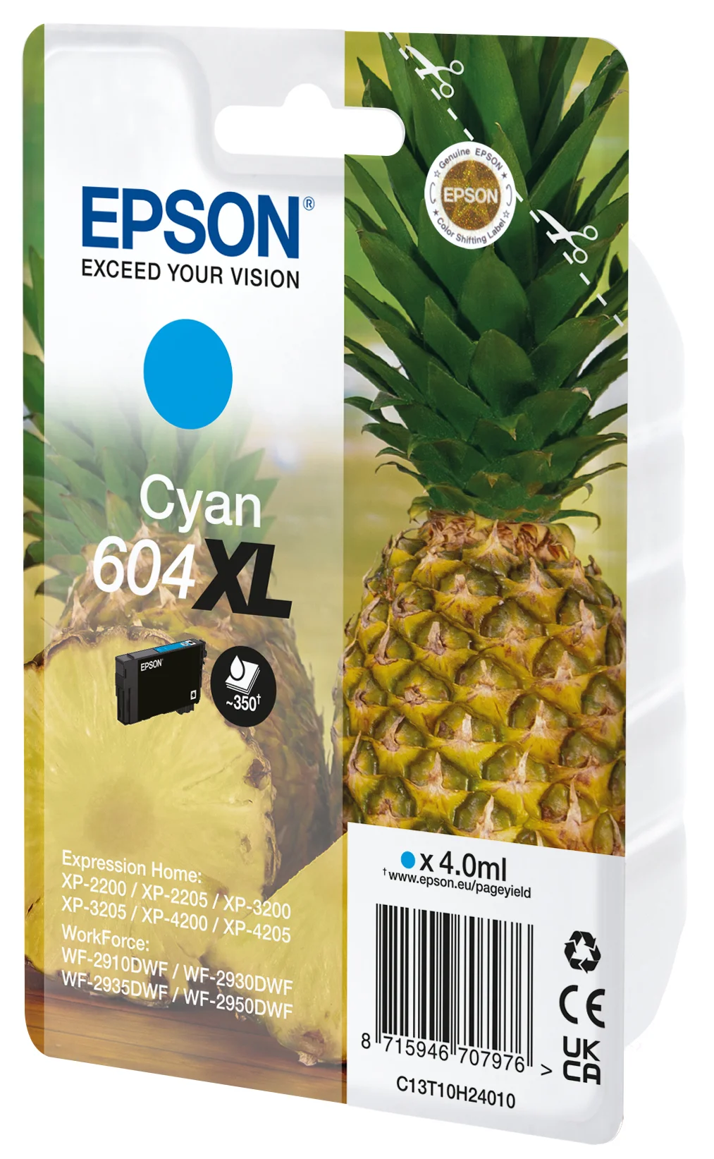 Epson 604XL Druckerpatrone 1 Stück(e) Original Hohe (XL-) Ausbeute Cyan
