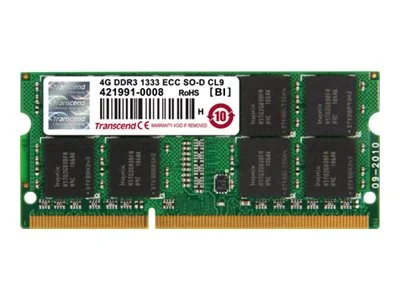 TRANSCEND 8GB DDR3L 1600MHz ECC SO-DIMM