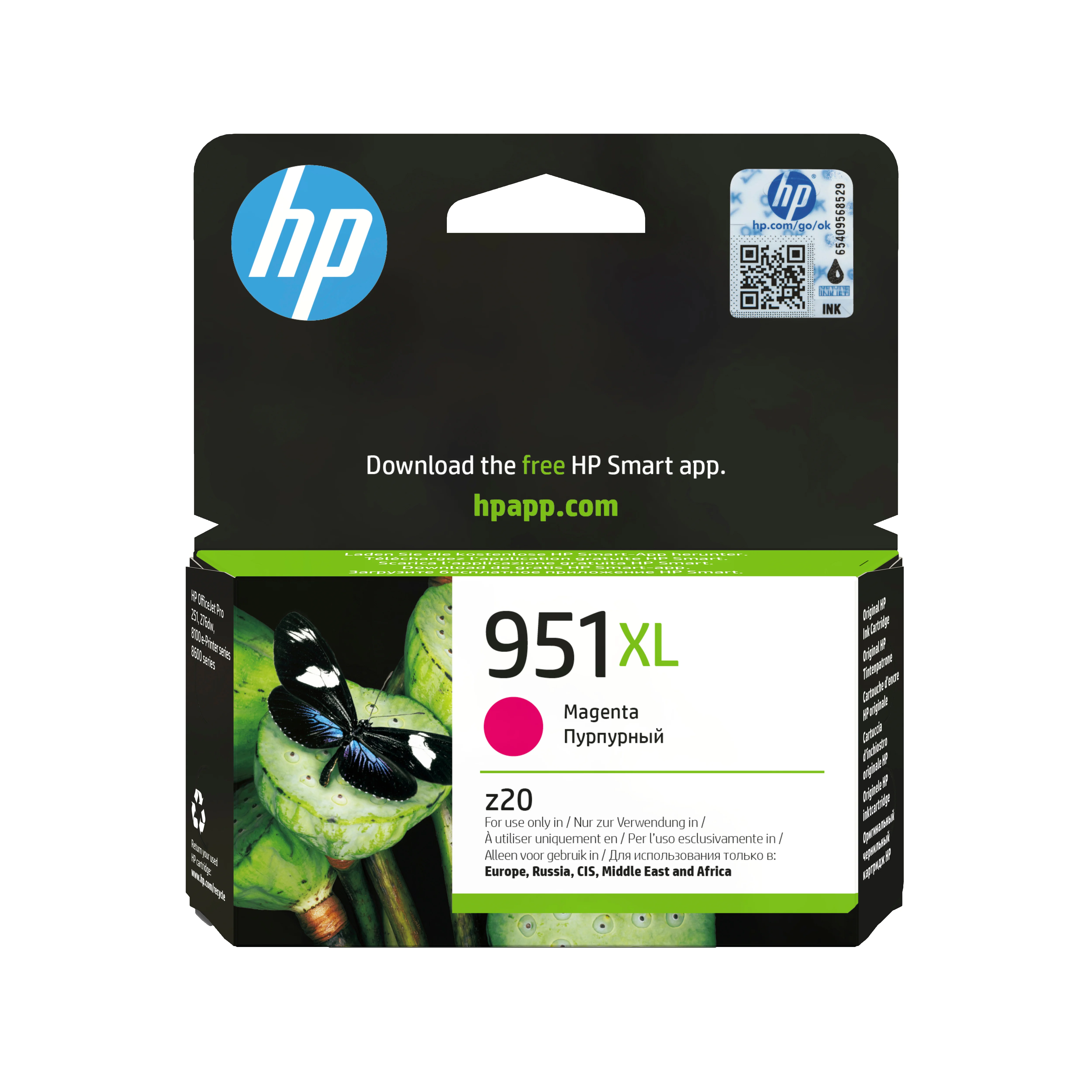 HP 951XL Magenta Original Tintenpatrone mit hoher Reichweite