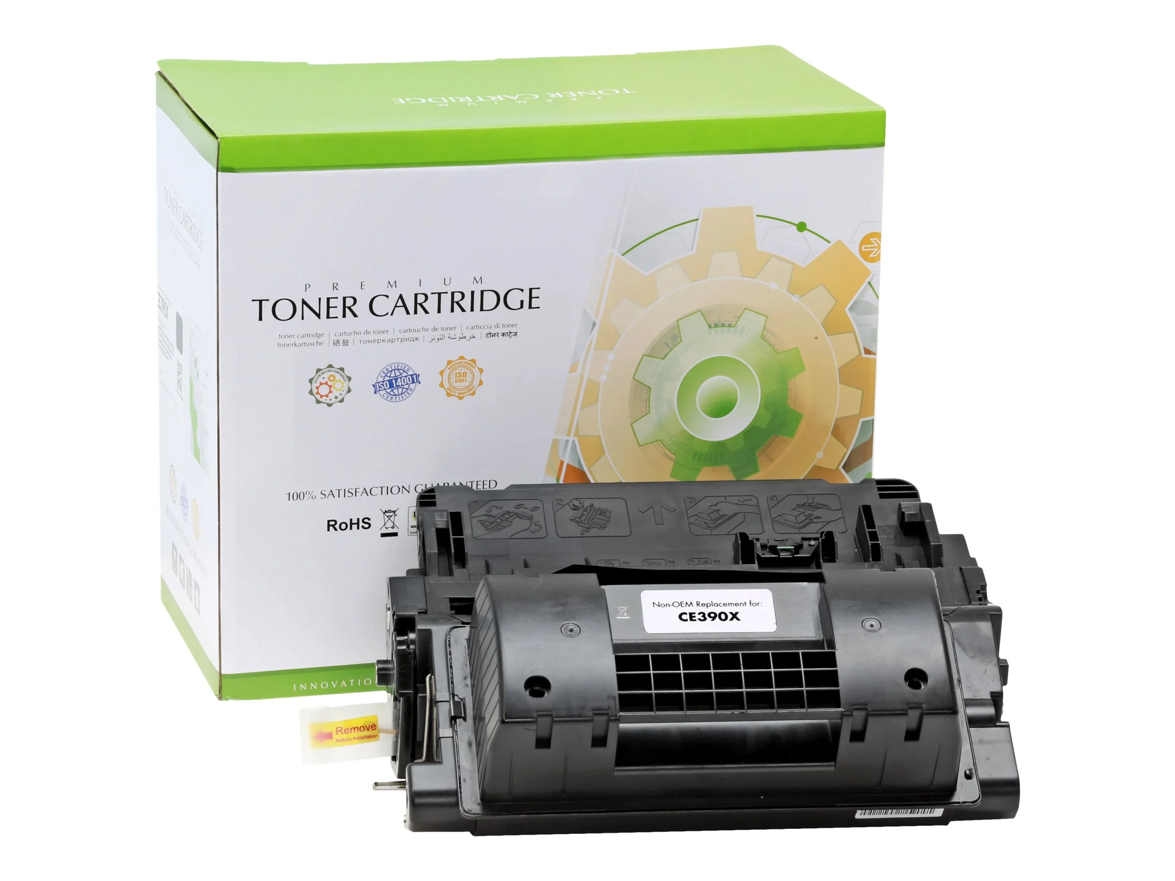 STATIC cartr HP CE390X blk comp 24k