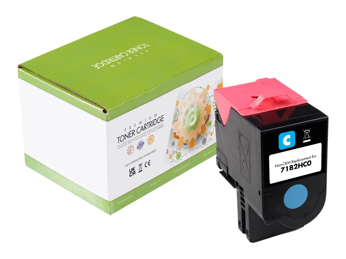 STATIC cartr Lexmark 71B2HC0 cyn comp