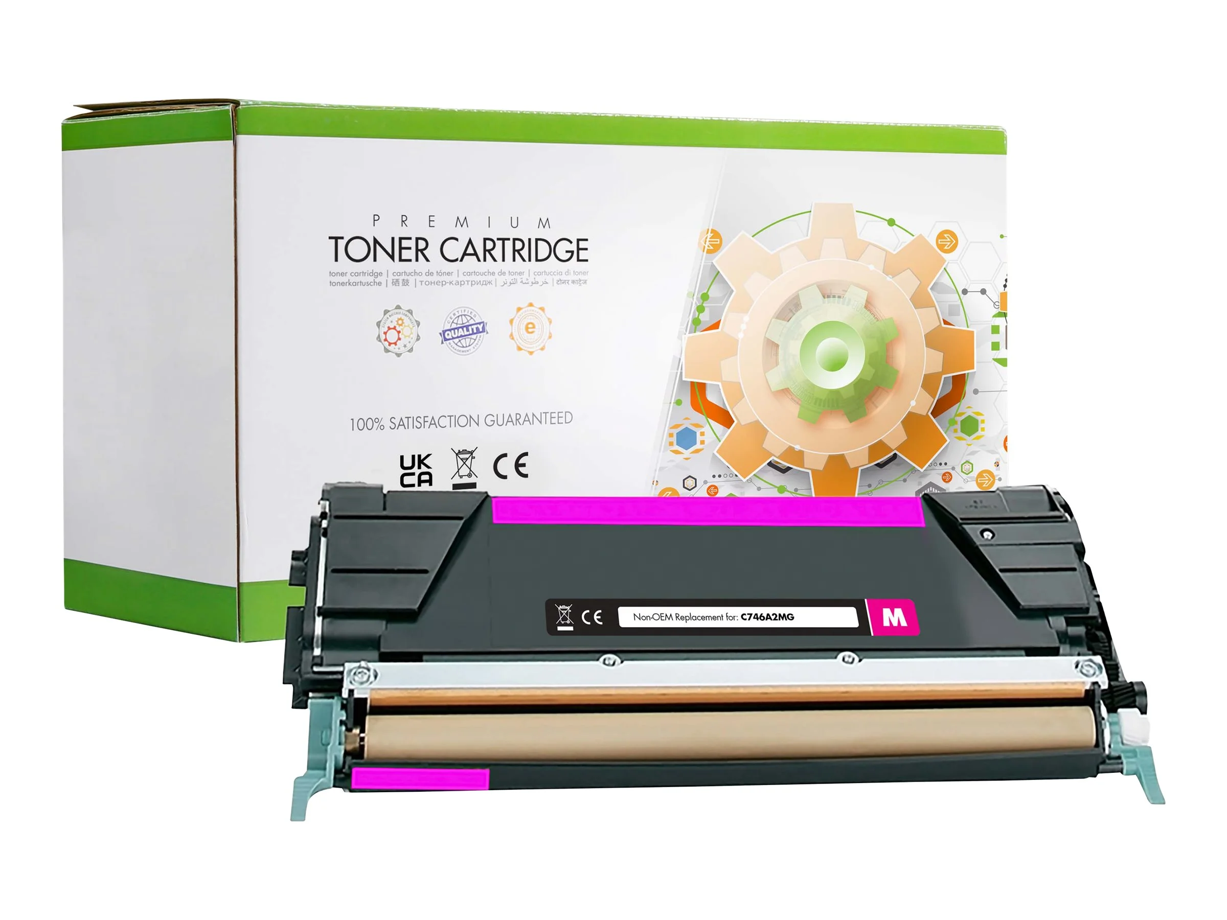 STATIC cartr Lexmark C746A1MG mgt reman