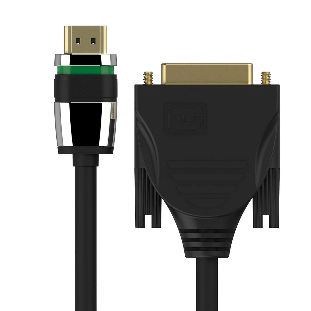 Zertifiziertes 2K-HDMI-/DVI-Kabel | schwarz, 1.00m​​​​​​​