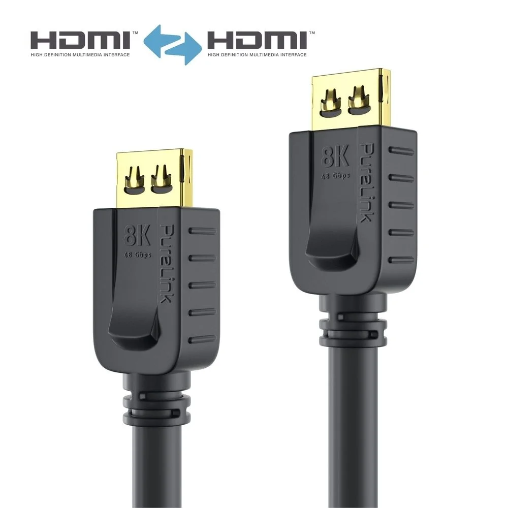 Zertifiziertes 8K Ultra High Speed HDMI Kabel - schwarz, 1.50m