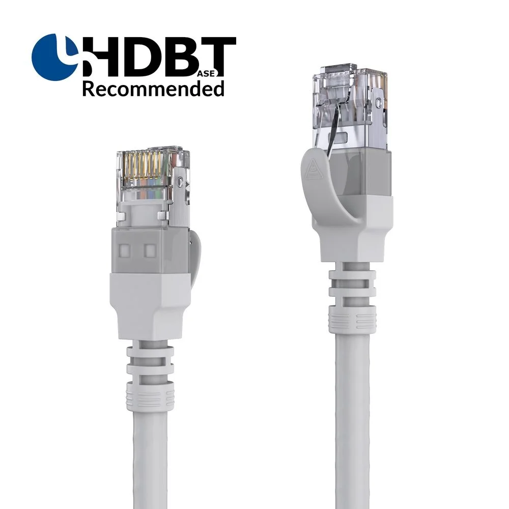 HDBaseT-zertifiziertes Cat.6a Patchkabel - 60.0m, grau