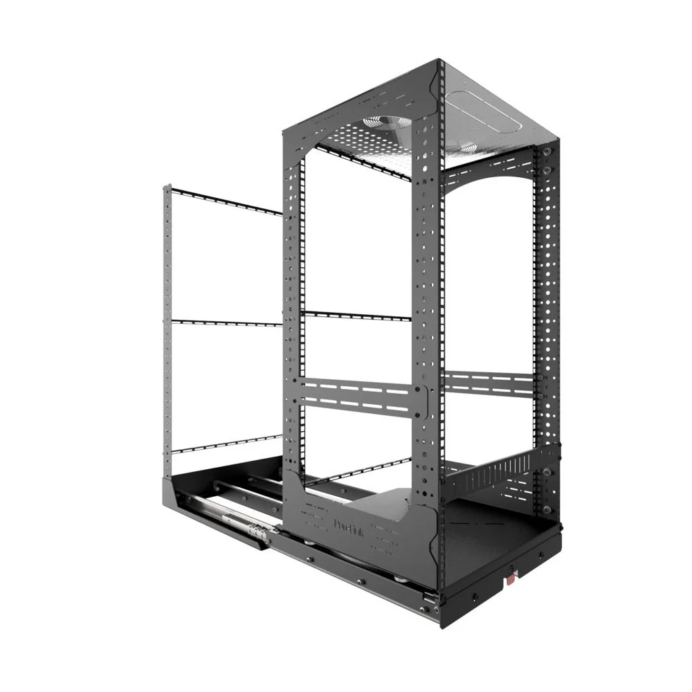 19" Hochbelastbares ausziehbares und drehbares Rack, 20RU