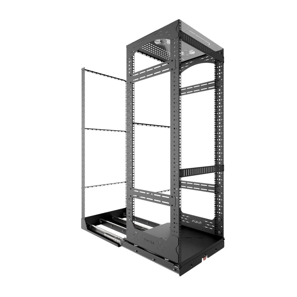 19" Hochbelastbares ausziehbares und drehbares Rack, 28RU