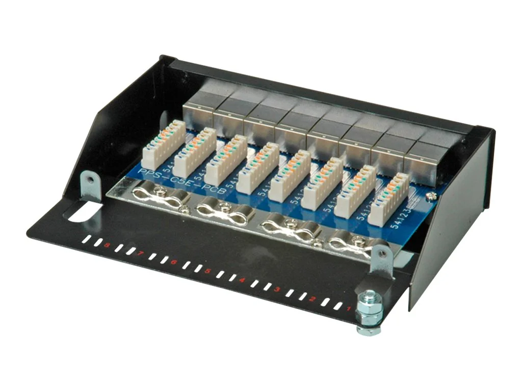 ROLINE Patchpanel 8 Ports Kat.5e Class D