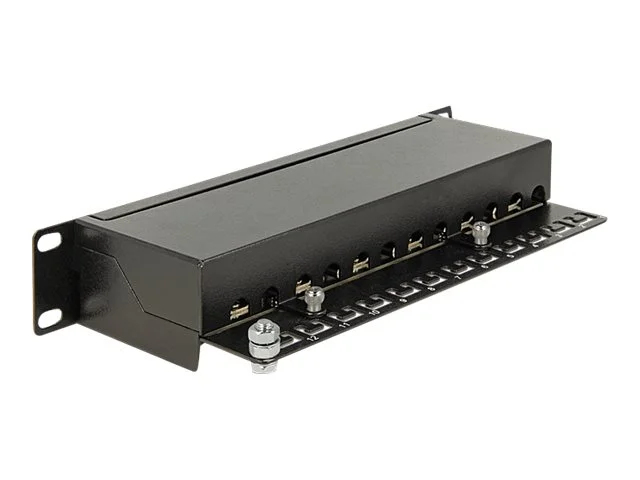 DELOCK 10Z Patchpanel 12 Port Cat.6 schw