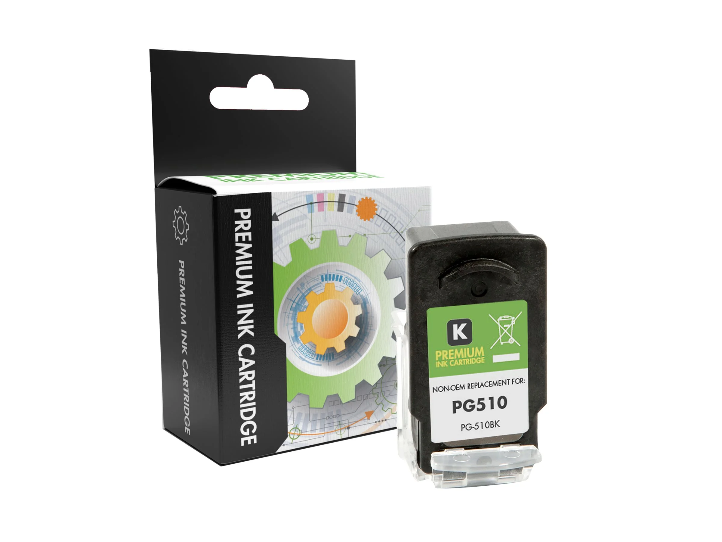 STATIC Ink cartr Canon reman PG-510B blk