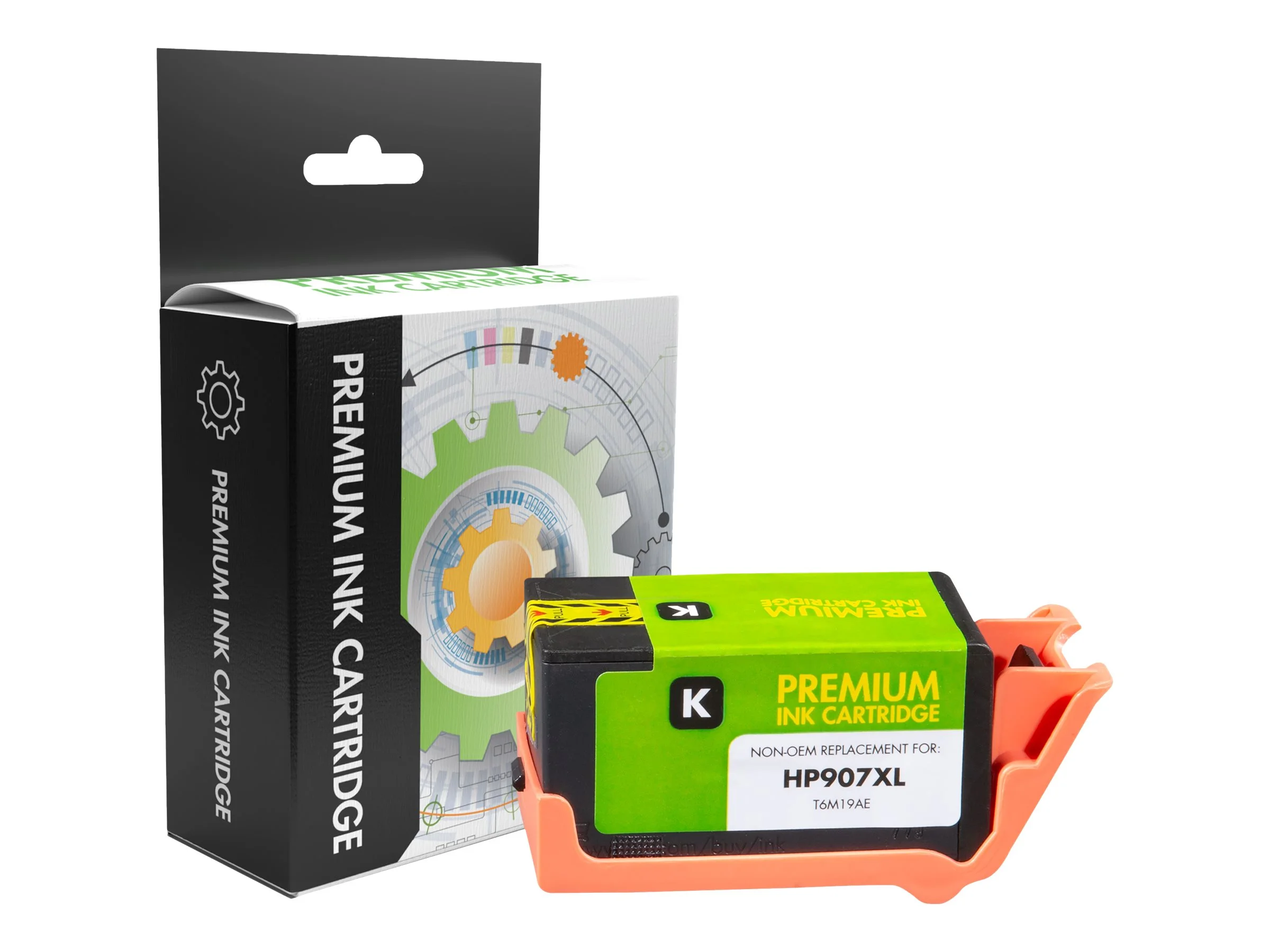 STATIC Ink cartr HP T6M19AE blk reman