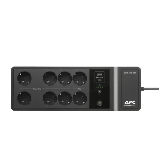 APC USV Back, 850VA, 2,3min. USB Type-C and A charging ports