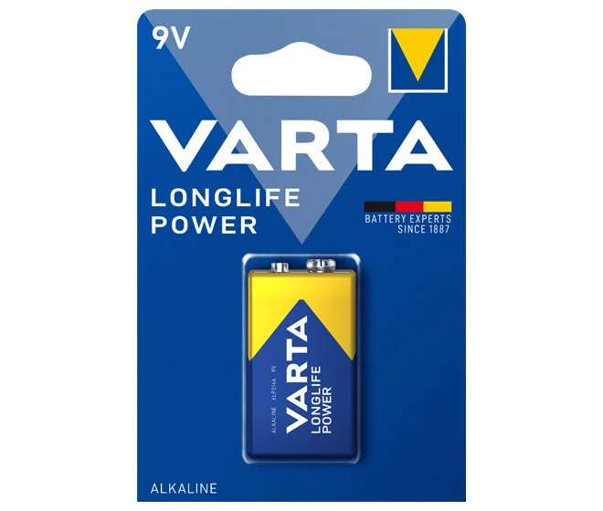 Batterie 9V E-Block (6LR61) *Varta* High Energy - 1-Pack