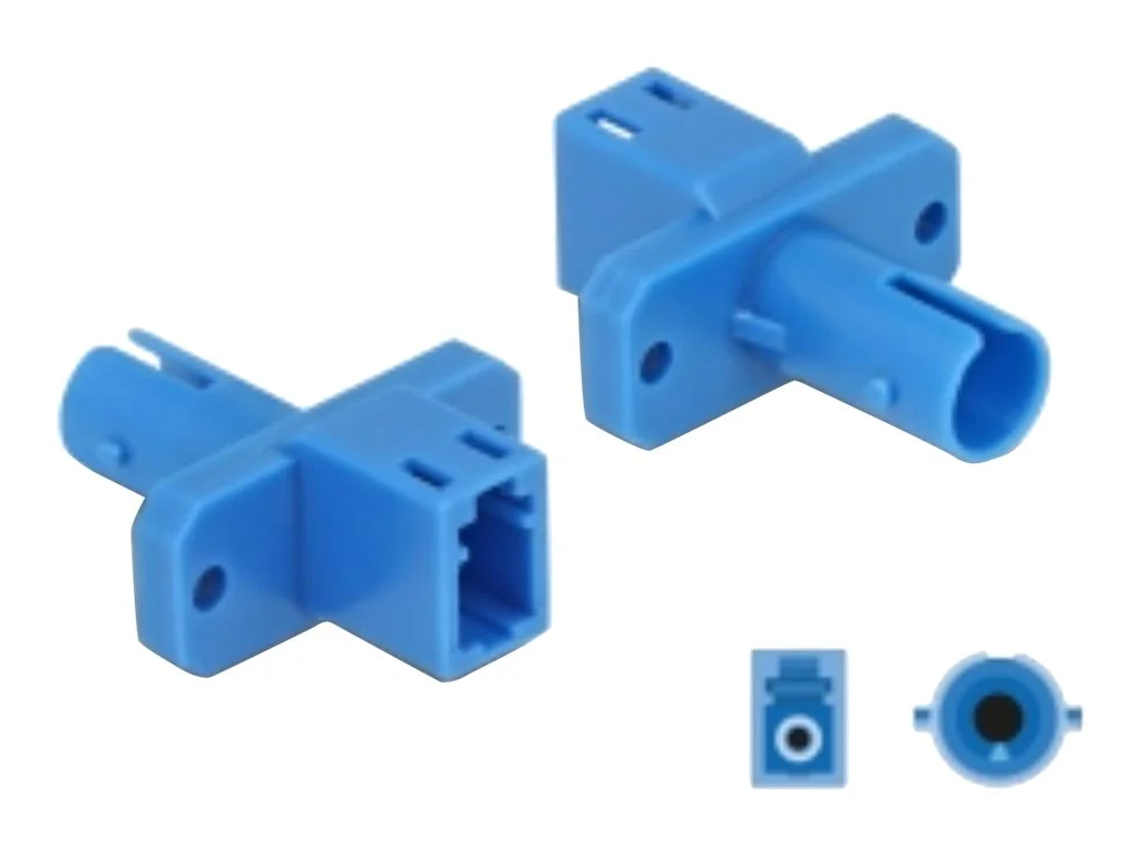 DELOCK LWL Hybrid Kupplung LC Simplex bl