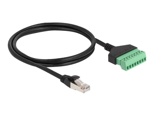 DELOCK RJ45 Kabel Cat.6 zu Terminalblock
