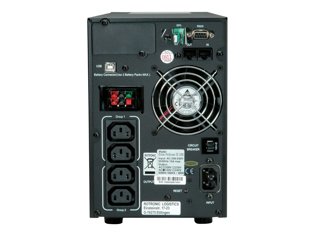 ROLINE ProSecure III 1000 - Online USV