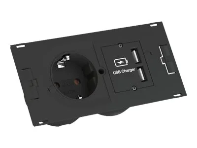 BACHMANN DUE Set 1xDUE CEE7/7+USB