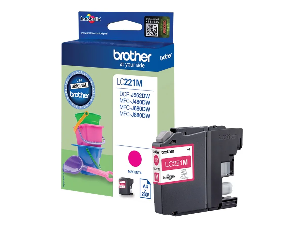 BROTHER LC221M ink magenta 300 pages