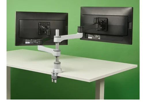 Zepher 4 C2 Double Monitor ARM 8KG Black/Silver