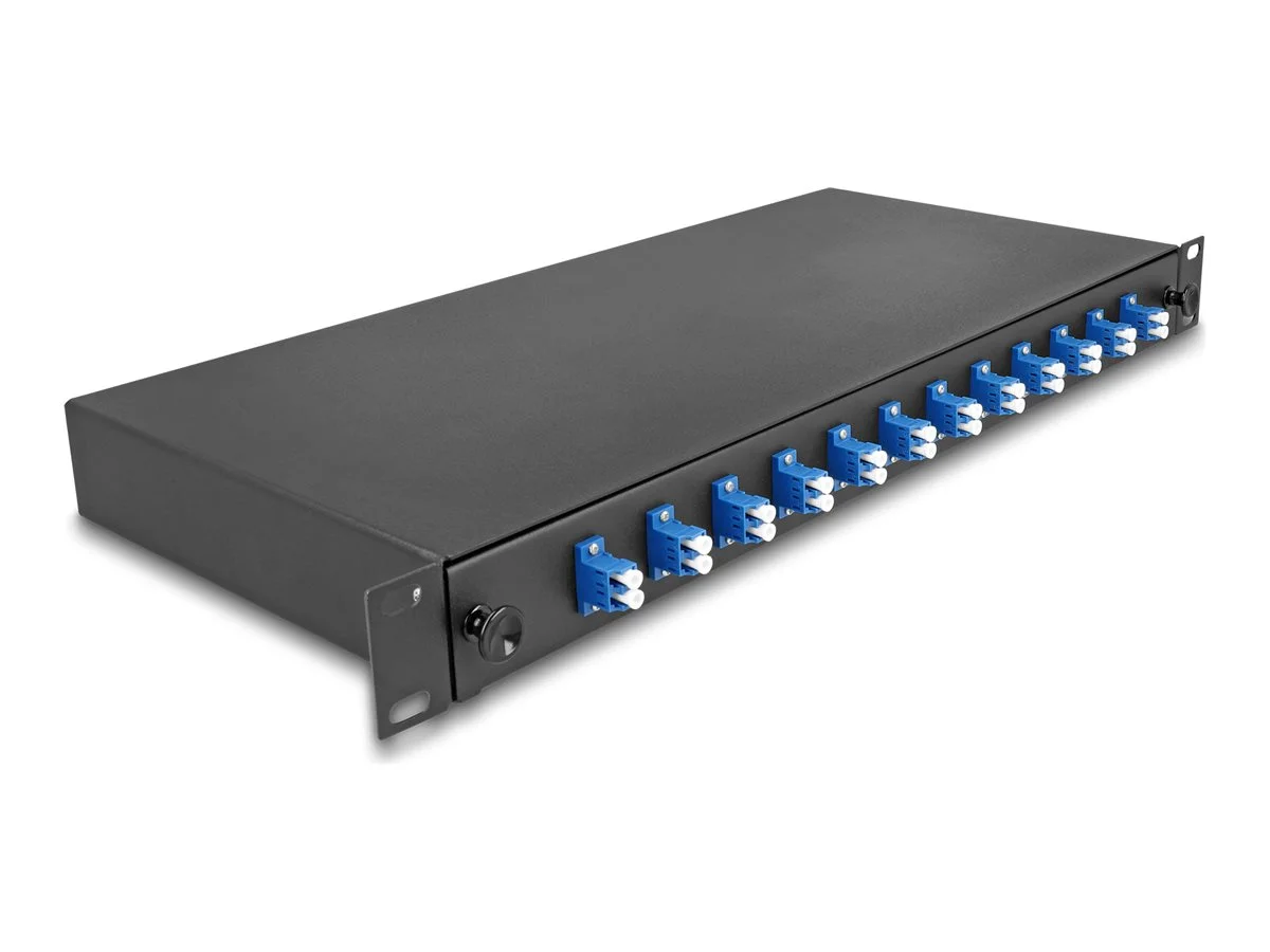 DELOCK 48,26cm LWL Spleissb 12xLC Duplex