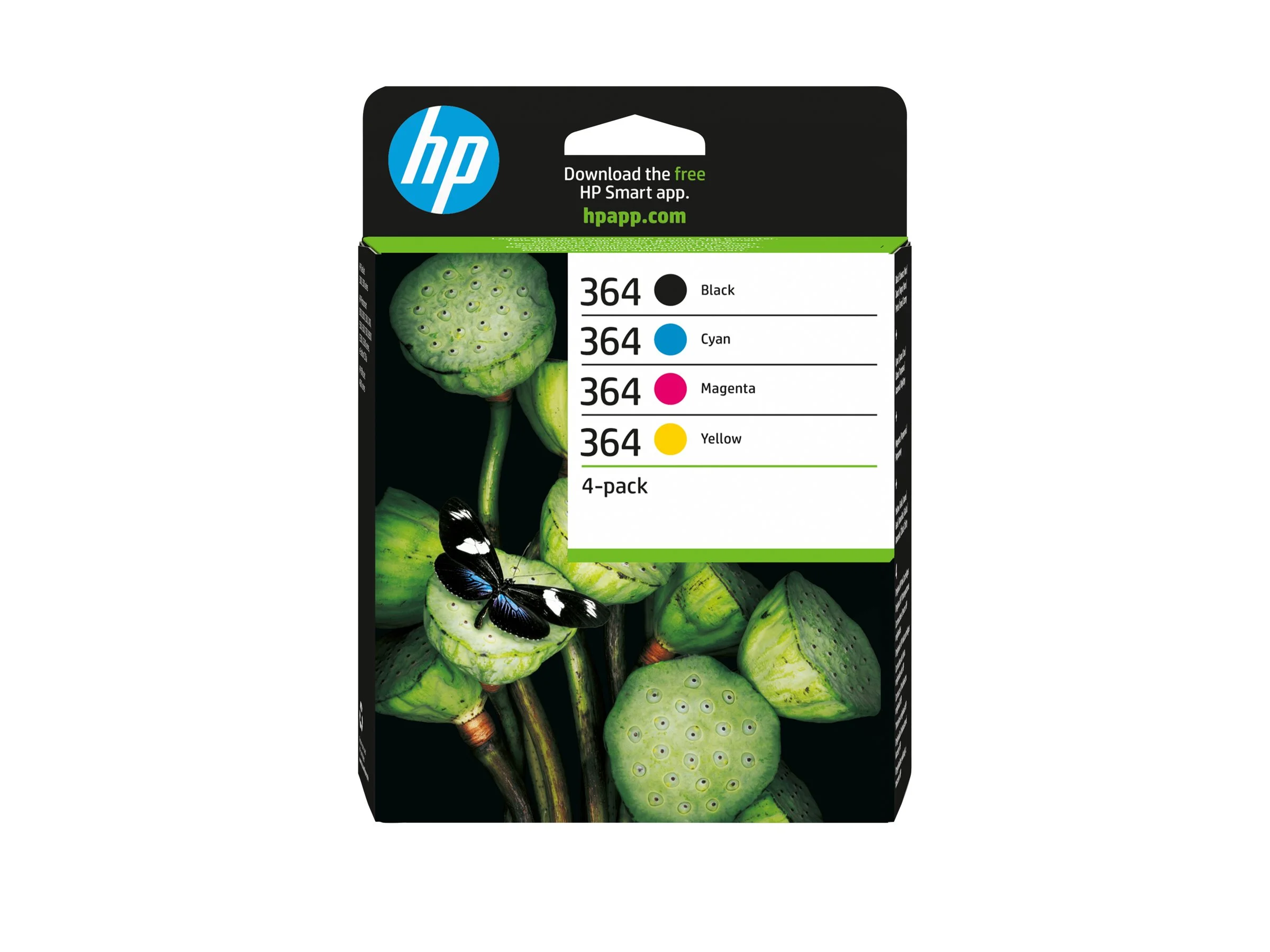 HP 364 CMYK Ink Cartridge Combo 4-Pack