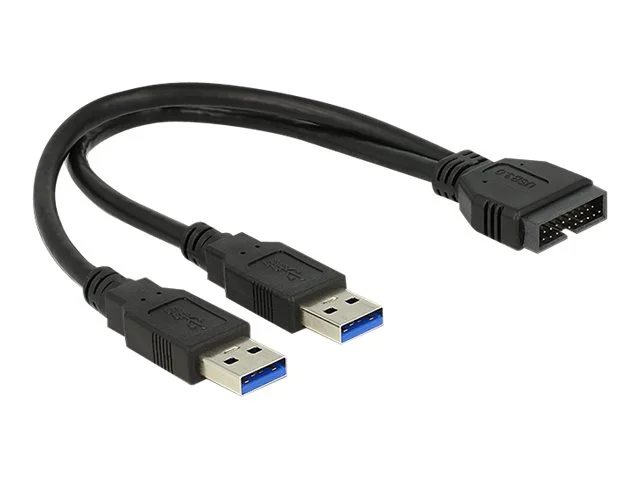 DELOCK Kabel USB 3.0 > 2x USB 3.0-A 25cm