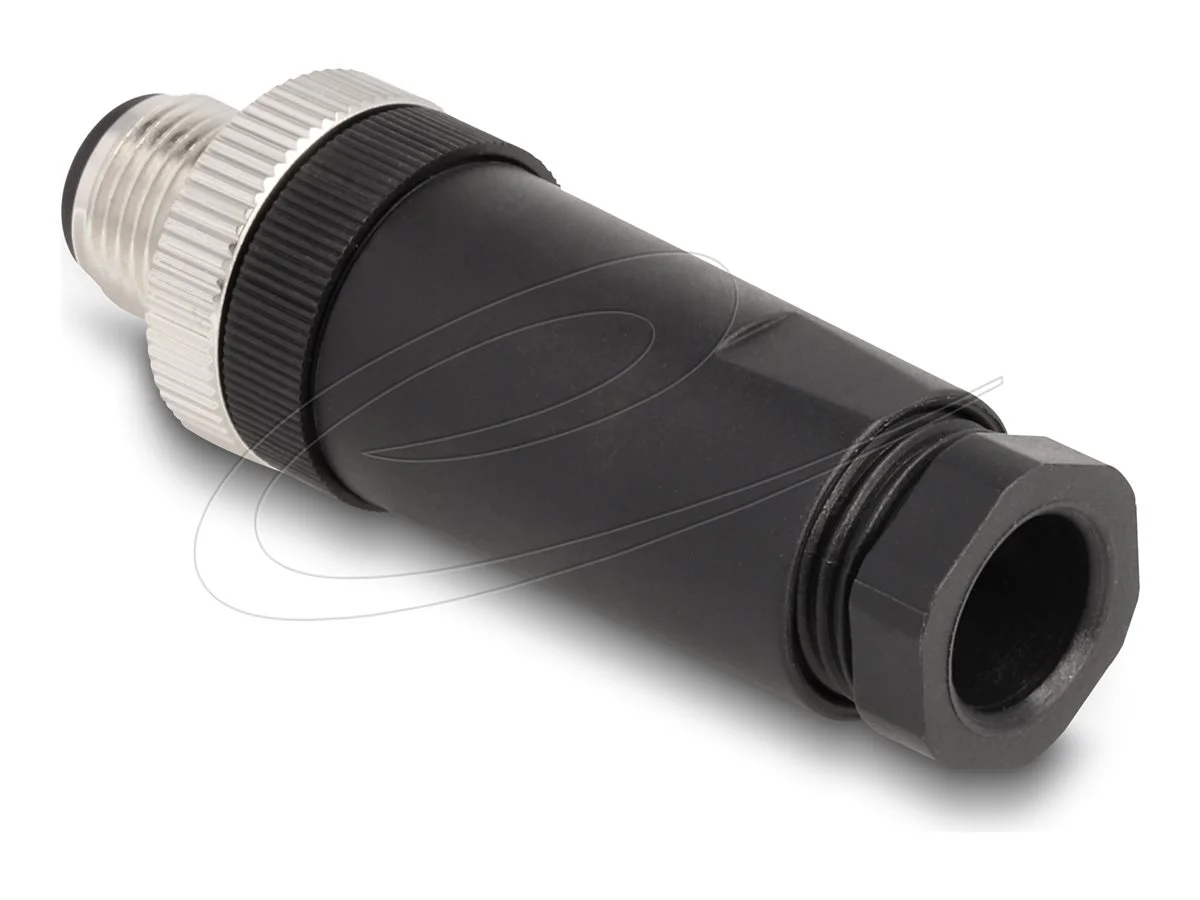 DELOCK M12 Steckverbinder A-kodiert 3Pin