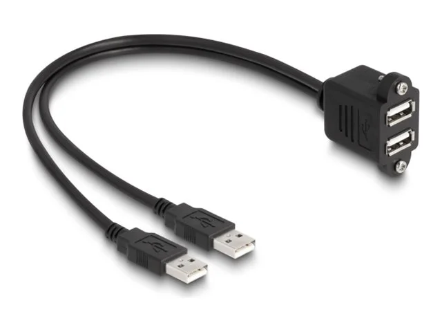 DELOCK USB 2.0 Kabel 2 x USB Typ-A St