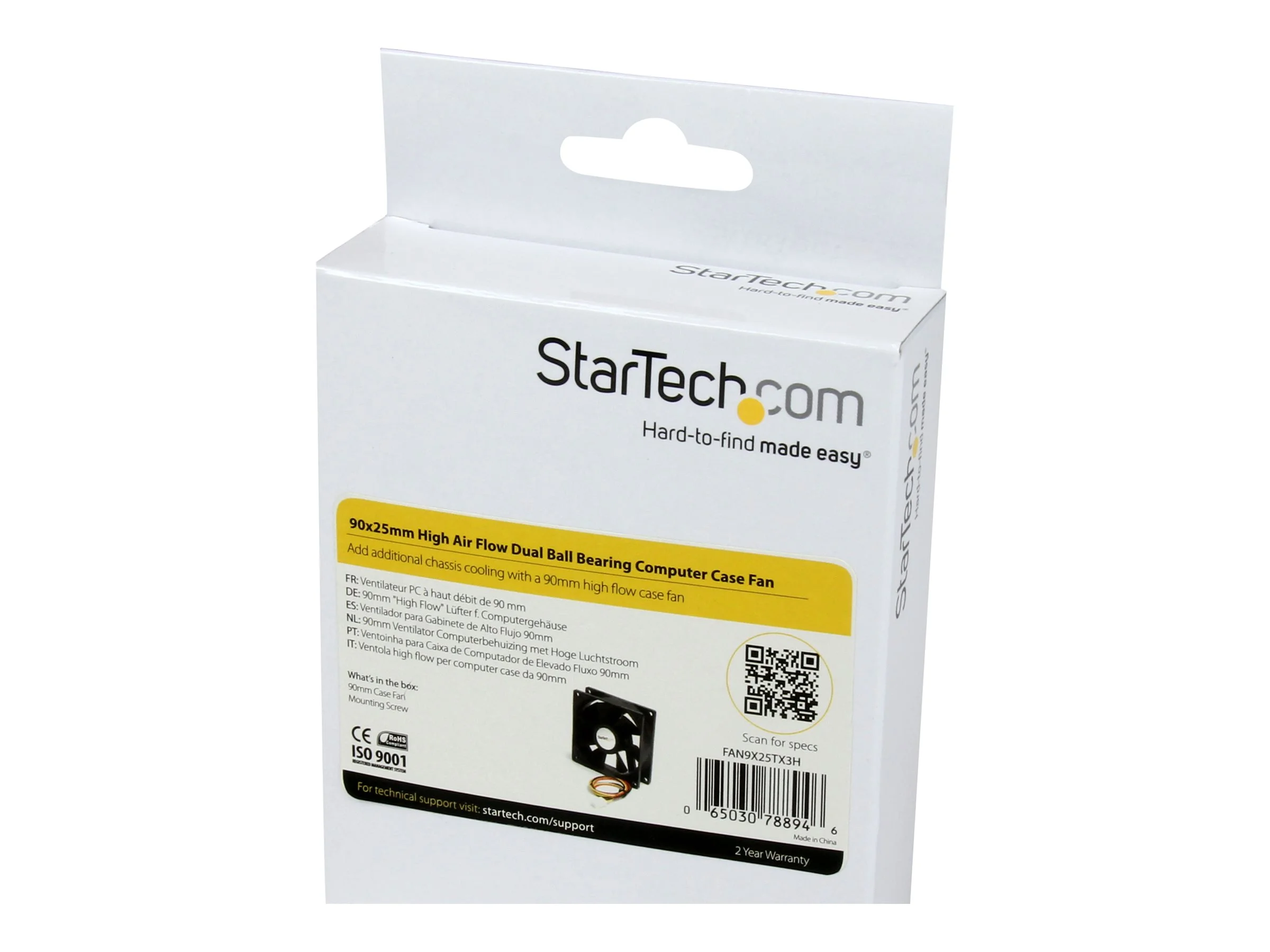 STARTECH 90mm Gehäuselufter