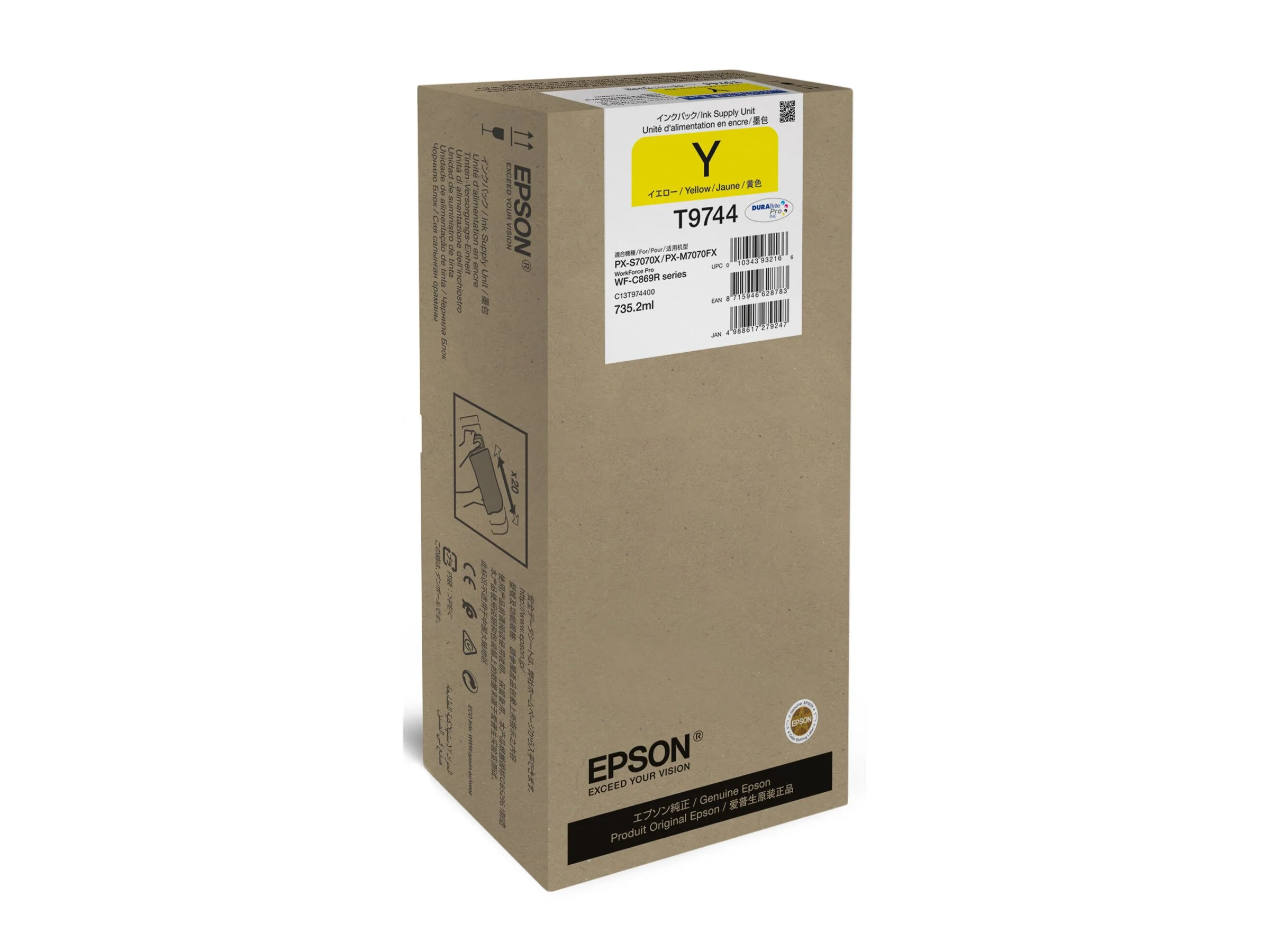 EPSON WF-C869R Ink Pack XXL Yellow (P)