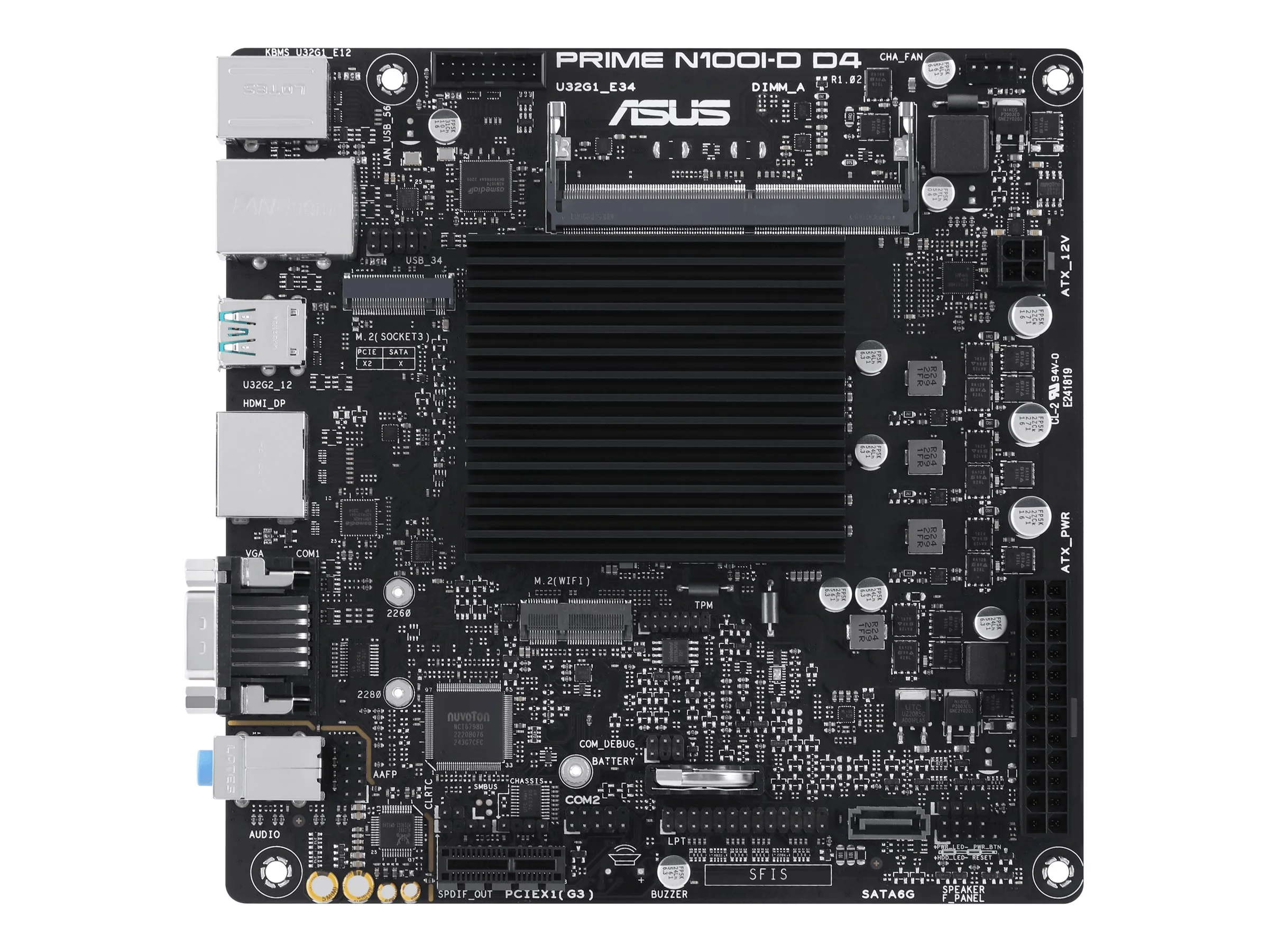 ASUS PRIME N100I-D D4-CSM Intel N100