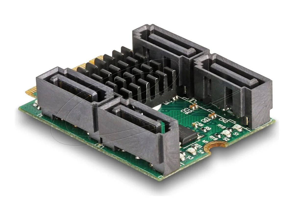DELOCK Konverter M.2 Key B+M zu 4 x SATA