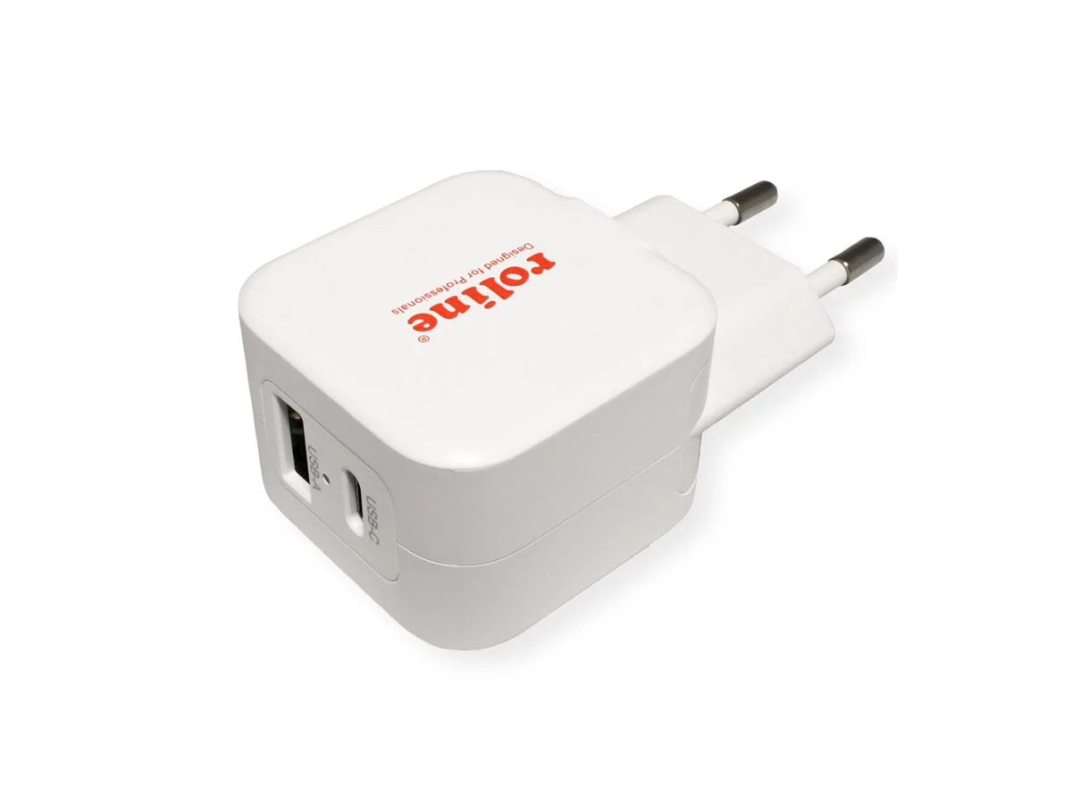 ROLINE USB Charger mit Euro-Stecker 2 Pt