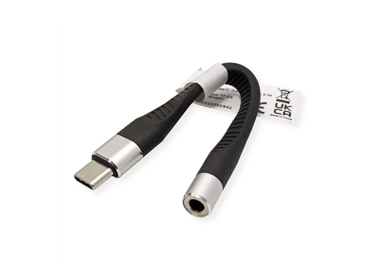 ROLINE Adapter USB Typ C - 3,5mm 0,1m